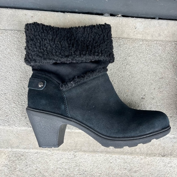 Anne Klein Sport Harvest black Faux suede and Fur Cold Weather Booties - Picture 5 of 16